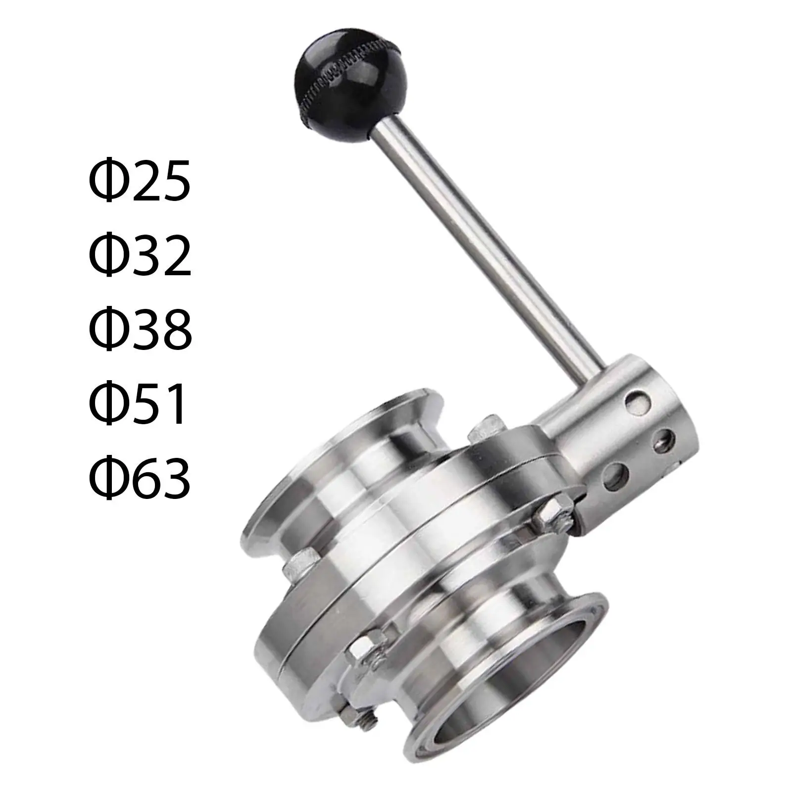 Sanitary Butterfly Valve Stainless Steel Butterfly Valve Quick Install Leakproof for Food Biotechnology Beer Brewing Cosmetic
Sanitary Butterfly Valve Stainless Steel Butterfly Valve Quick Install Leakproof for Food Biotechnology Beer Brewing Cosmetic