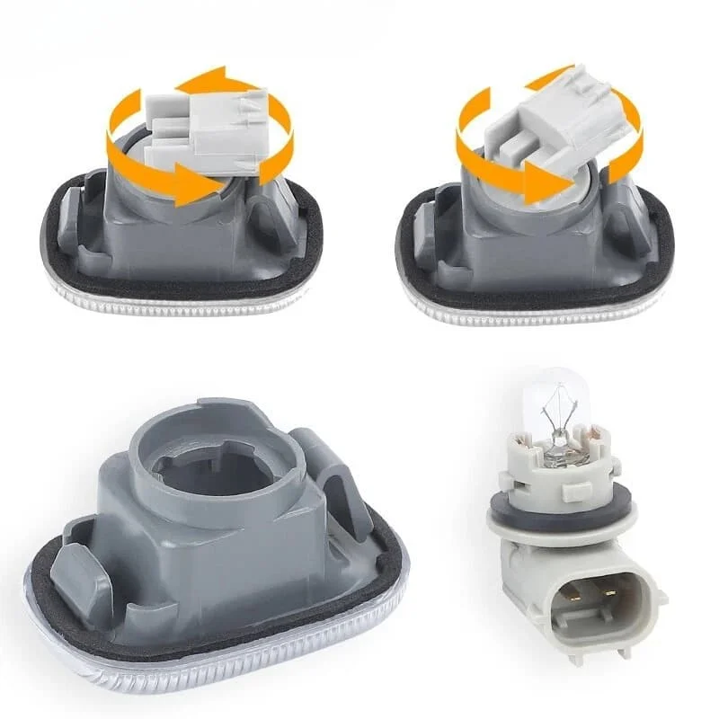 2PCS Side Indicator Repeater Light With Bulbs Turn Signal Lamp Assembly For Toyota Celica Corolla MR2 Hilux Replacement Lighting
2PCS Side Indicator Repeater Light With Bulbs Turn Signal Lamp Assembly For Toyota Celica Corolla MR2 Hilux Replacement Lighting