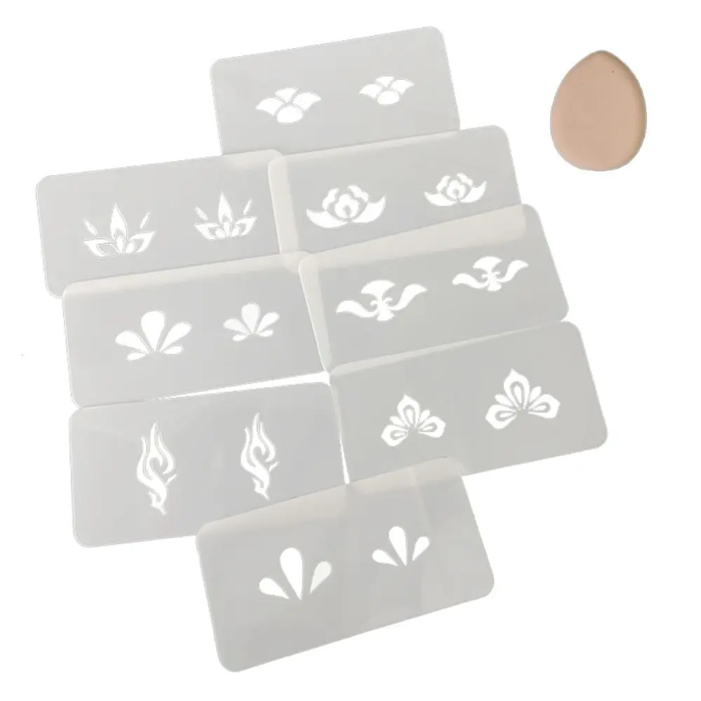 DIY Face Makeup Template Forehead Hollowed Flowers Temporary Tattoo Stencil No Repeat Tatouage Temporaire
DIY Face Makeup Template Forehead Hollowed Flowers Temporary Tattoo Stencil No Repeat Tatouage Temporaire