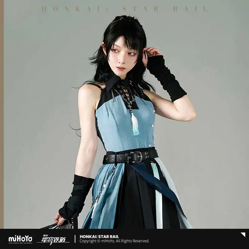 Mihoyo Game Honkai Star Rail оригинальное верхнее пальто без рукавов тематическая серия Impression косплей костюм аниме подарок на Хэллоуин
Mihoyo Game Honkai Star Rail оригинальное верхнее пальто без рукавов тематическая серия Impression косплей костюм аниме подарок на Хэллоуин