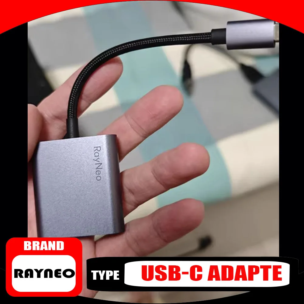Адаптер RayNeo USB-C: портативный конвертер для вывода изображения на экран, совместимый с очками RayNeo Air, адаптер C-Mount для игрового оборудования, прочный.
Адаптер RayNeo USB-C: портативный конвертер для вывода изображения на экран, совместимый с очками RayNeo Air, адаптер C-Mount для игрового оборудования, прочный.