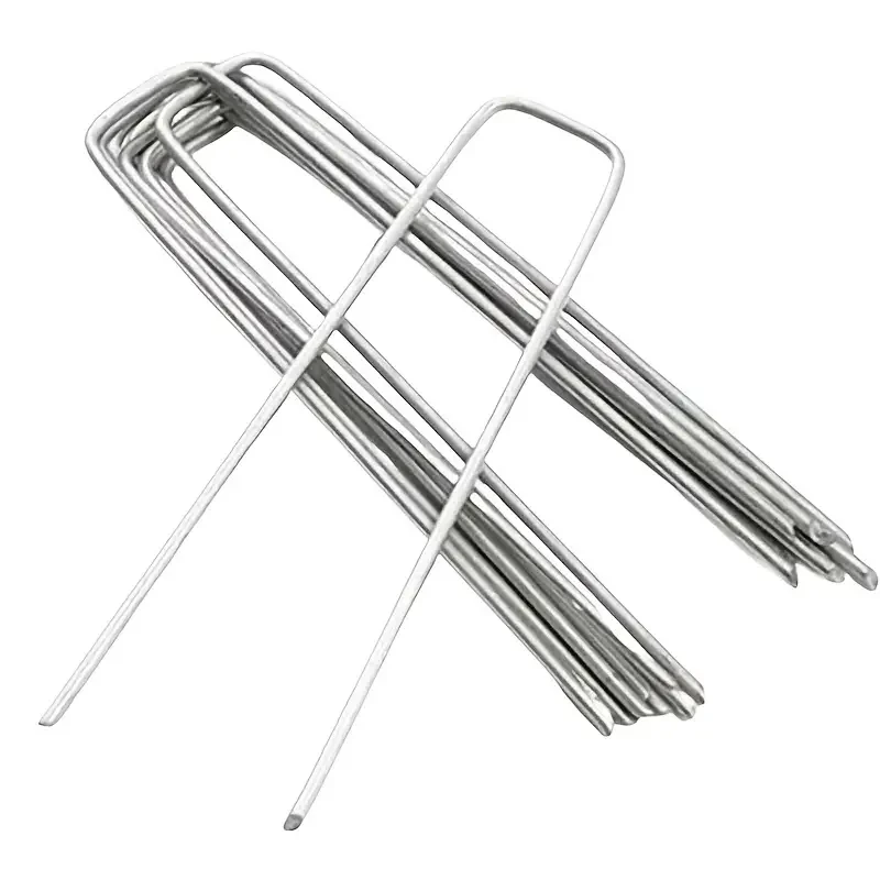 50-100pcs galvanized landscape staples, outdoor decorative stakes, anti weed barrier fabric anti rust staples, U-shaped tent
50-100pcs galvanized landscape staples, outdoor decorative stakes, anti weed barrier fabric anti rust staples, U-shaped tent