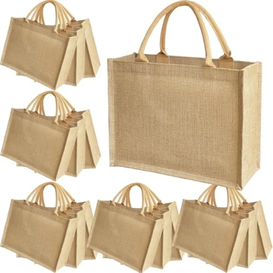 PCS burlap tote bags jute bridesmaid gift Handbags13.8×5.5×10.5 inch
PCS burlap tote bags jute bridesmaid gift Handbags13.8×5.5×10.5 inch