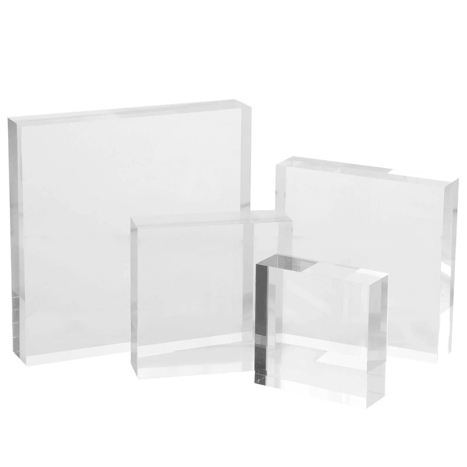4Pcs Jewelry Display Blocks Acrylic Transparent Cubes Organizer Stand for Earrings Rings Necklace Bracelets Display Holder
4Pcs Jewelry Display Blocks Acrylic Transparent Cubes Organizer Stand for Earrings Rings Necklace Bracelets Display Holder