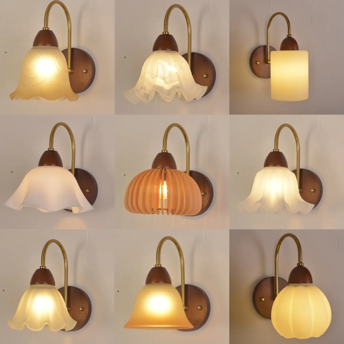 Medieval Style Light Luxury Single-headed Wall Lamp Simple and Modern Bedroom Bedside Lamp New High-end Walnut Color Wall Light
Medieval Style Light Luxury Single-headed Wall Lamp Simple and Modern Bedroom Bedside Lamp New High-end Walnut Color Wall Light