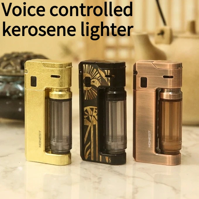 NEW Creative High-tech Retro Premium Electric-hybrid Ignition Device with Voice Control Large-capacity Men's Gift Lighter
NEW Creative High-tech Retro Premium Electric-hybrid Ignition Device with Voice Control Large-capacity Men's Gift Lighter