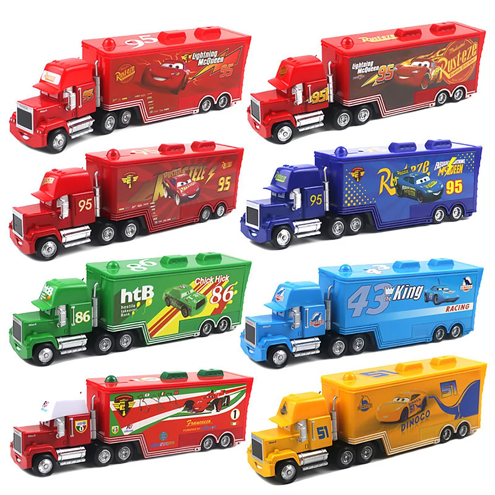 Disney Cars Toy Mack Gray Alloy Trailer Lightning McQueen Strip Weathers Chick Hicks Dinoco Cruz Ramirez's Hauler Truck Toy
Disney Cars Toy Mack Gray Alloy Trailer Lightning McQueen Strip Weathers Chick Hicks Dinoco Cruz Ramirez's Hauler Truck Toy