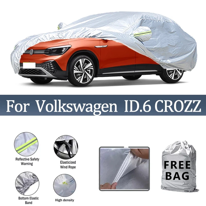 For Volkswagen ID.6 CROZZ Car Cover Outdoor Protection Covers Snow Sunshade Waterproof Dustproof Exterior UV Car Accessories
For Volkswagen ID.6 CROZZ Car Cover Outdoor Protection Covers Snow Sunshade Waterproof Dustproof Exterior UV Car Accessories