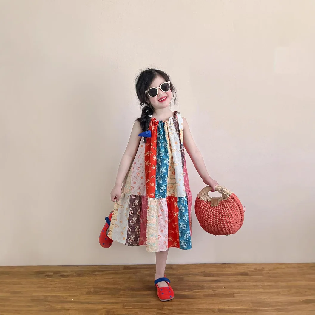 2025 Girls' Summer Vacation New Style Sweetheart and Fashion Long Skirt Colorful Loose Kids Suspender Dress
2025 Girls' Summer Vacation New Style Sweetheart and Fashion Long Skirt Colorful Loose Kids Suspender Dress