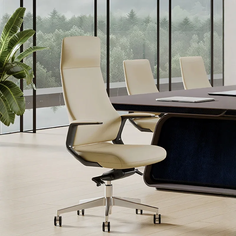 Leather Ergonomic Office Chair Computer Light Luxury Solid Color Lift Modern Gaming Chair Comfy Nordic Home Muebles Furniture
Leather Ergonomic Office Chair Computer Light Luxury Solid Color Lift Modern Gaming Chair Comfy Nordic Home Muebles Furniture