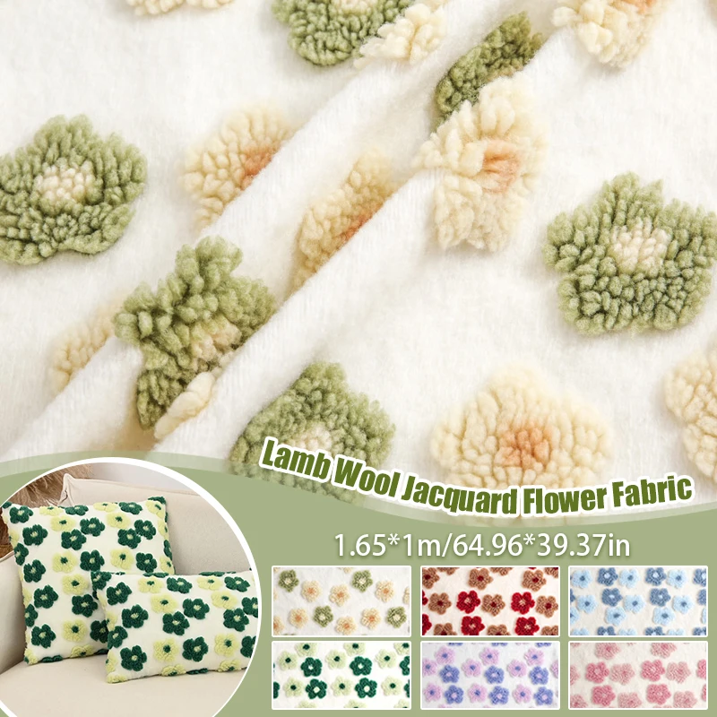160x100cm Lamb Wool Jacquard Small Flower Fabric For Sewing Blankets Pillow Winter Coats Plush Toy DIY Imitation Cashmere Fabric
160x100cm Lamb Wool Jacquard Small Flower Fabric For Sewing Blankets Pillow Winter Coats Plush Toy DIY Imitation Cashmere Fabric