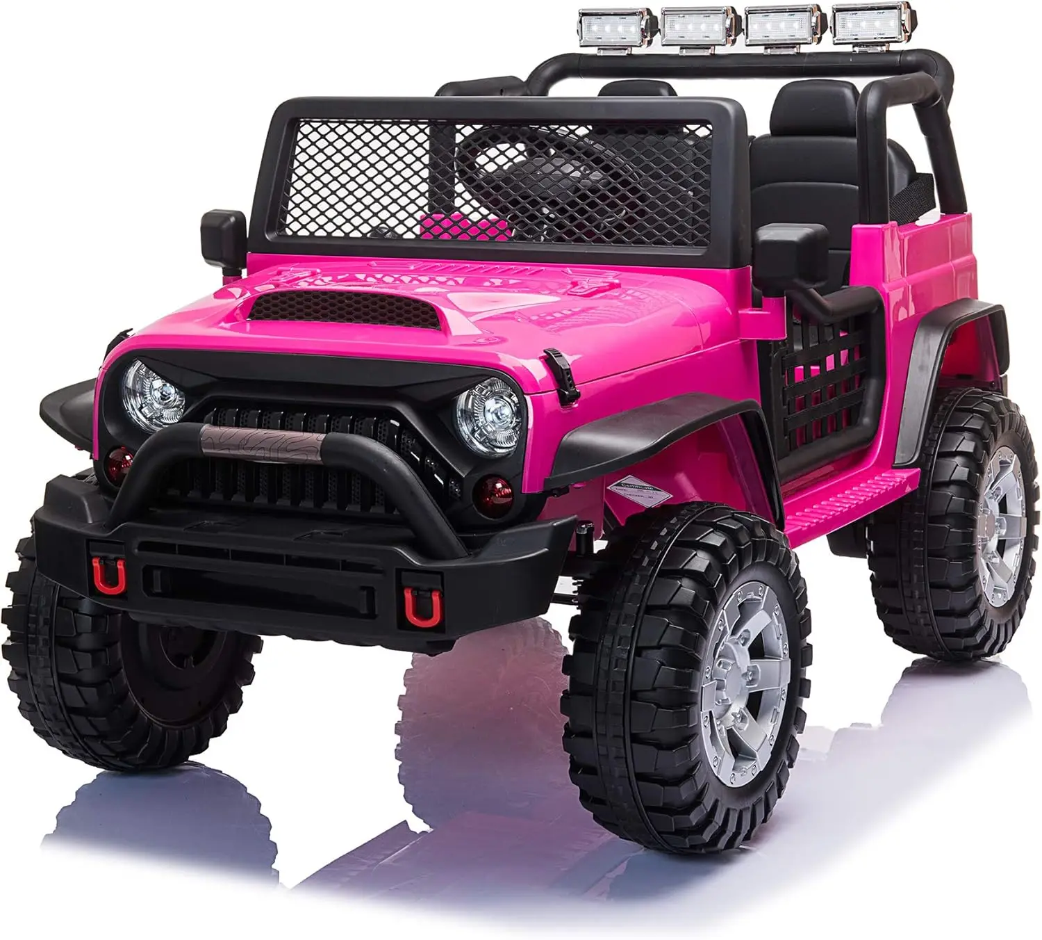 12V Kids Ride On Car, Electric Vehicles Jeep Car with Remote Control, Music, MP3 Player, Lighting, Rose Red
12V Kids Ride On Car, Electric Vehicles Jeep Car with Remote Control, Music, MP3 Player, Lighting, Rose Red