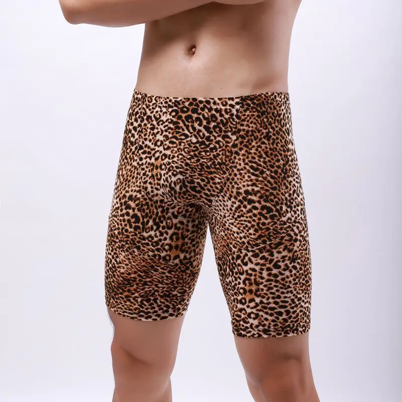 Elastic Slim Fitness Shorts Leopard Print Tight Casual Sexy Men's Shorts Bar Club Party Performance Clothing streetwear pants
Elastic Slim Fitness Shorts Leopard Print Tight Casual Sexy Men's Shorts Bar Club Party Performance Clothing streetwear pants