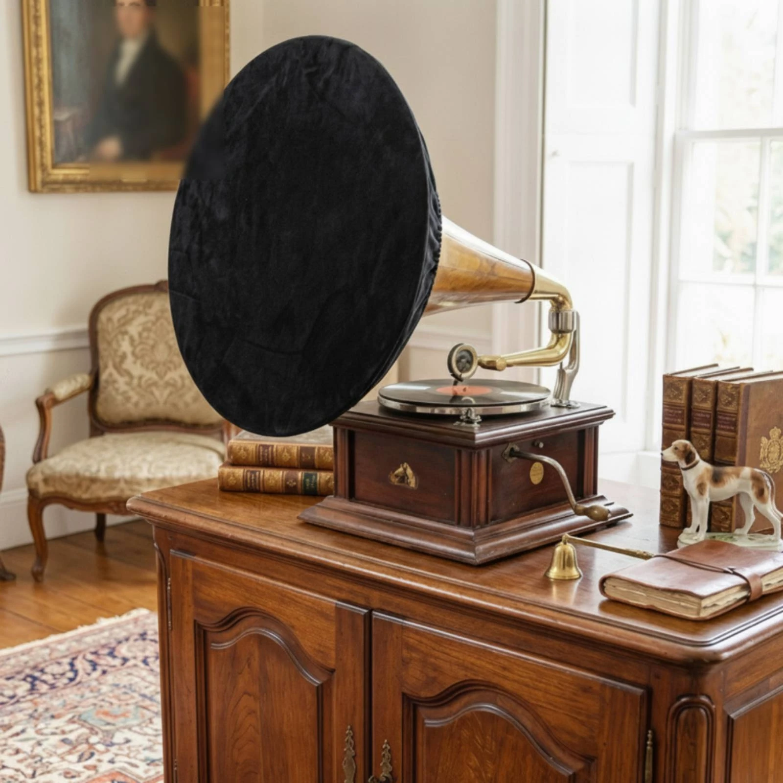 Sound Projection Cone Dust Cover with Drawstring Velvet Gramophone Sound Projection Cone Cover Washable Safeguarding
Sound Projection Cone Dust Cover with Drawstring Velvet Gramophone Sound Projection Cone Cover Washable Safeguarding
