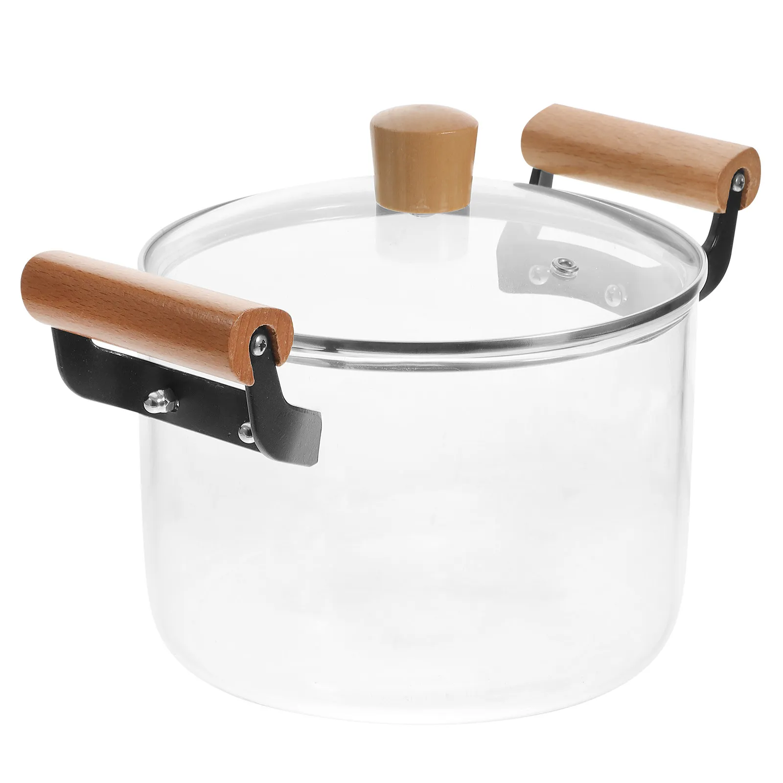 Transparent Glass Cooking Pot for Stove Large Capacity Soup Stew Boiling Pasta Heat Efficient Slow Dissipation Smooth Interior
Transparent Glass Cooking Pot for Stove Large Capacity Soup Stew Boiling Pasta Heat Efficient Slow Dissipation Smooth Interior