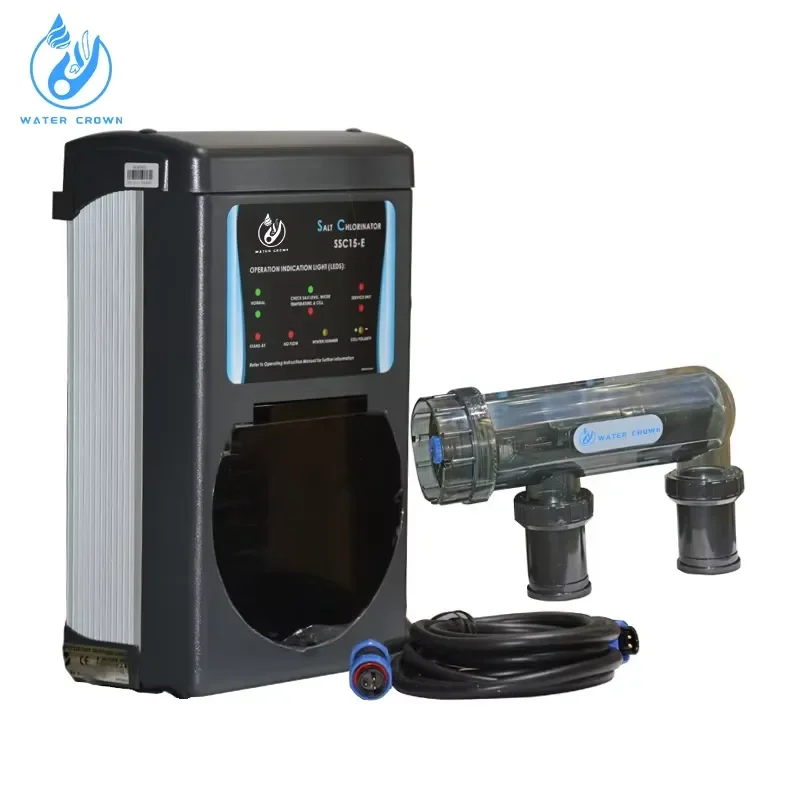 High Efficiency Chlorinator for Guangdong Customized ABS PVC Pool Tools Accessories Electrolytic Salt Chlorine Machine
High Efficiency Chlorinator for Guangdong Customized ABS PVC Pool Tools Accessories Electrolytic Salt Chlorine Machine