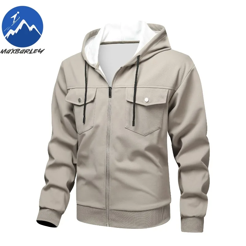 Maxbarley Men Jacket Spring Autumn Trendy Workwear Casual Sporty Zipper Long-sleeved Hoodies Coat With Multiple Pockets Running
Maxbarley Men Jacket Spring Autumn Trendy Workwear Casual Sporty Zipper Long-sleeved Hoodies Coat With Multiple Pockets Running