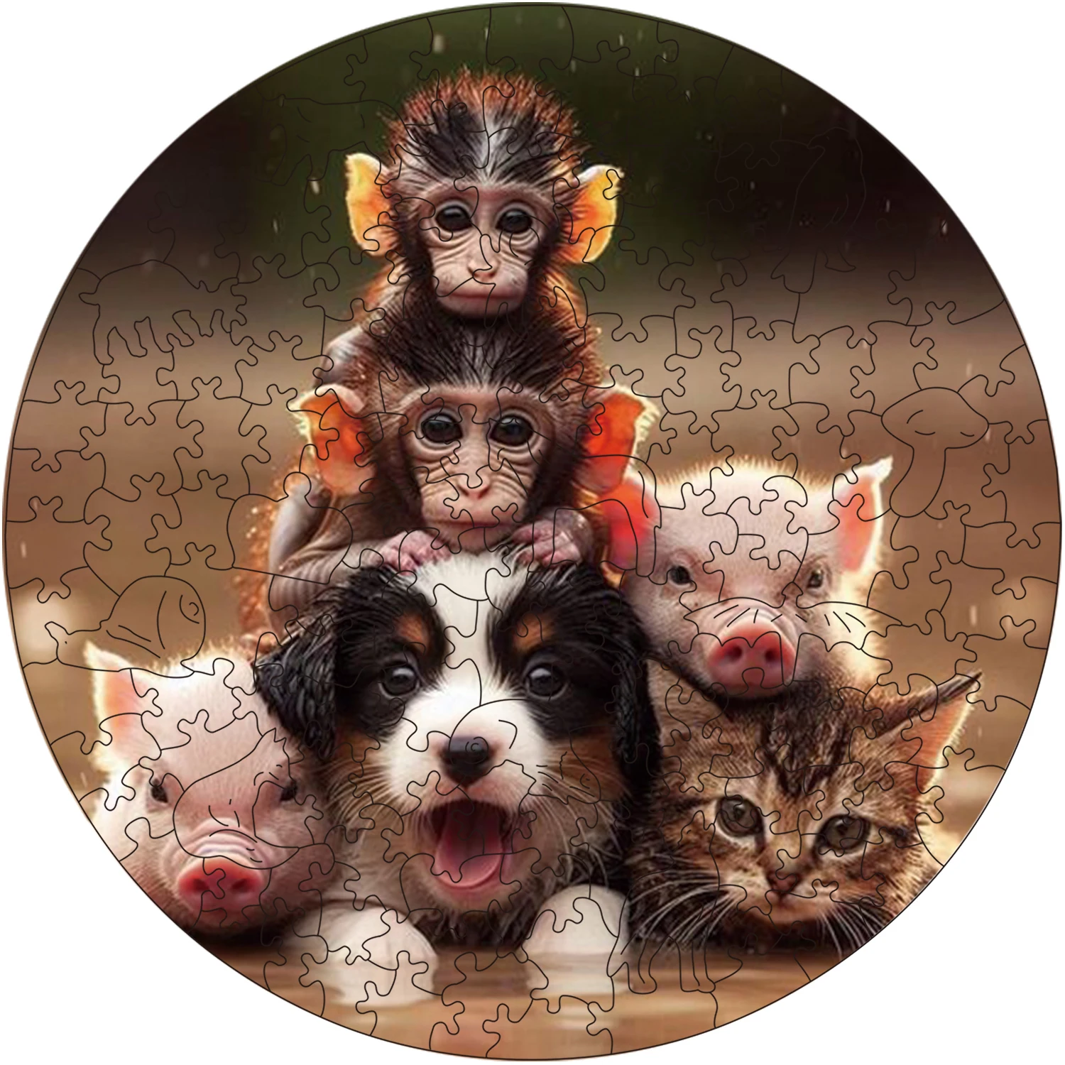 Monkey Pig Dog Puzzles Unique Shape High Quality Jigsaw Puzzle Wooden Puzzle Best Gift For Child
Monkey Pig Dog Puzzles Unique Shape High Quality Jigsaw Puzzle Wooden Puzzle Best Gift For Child