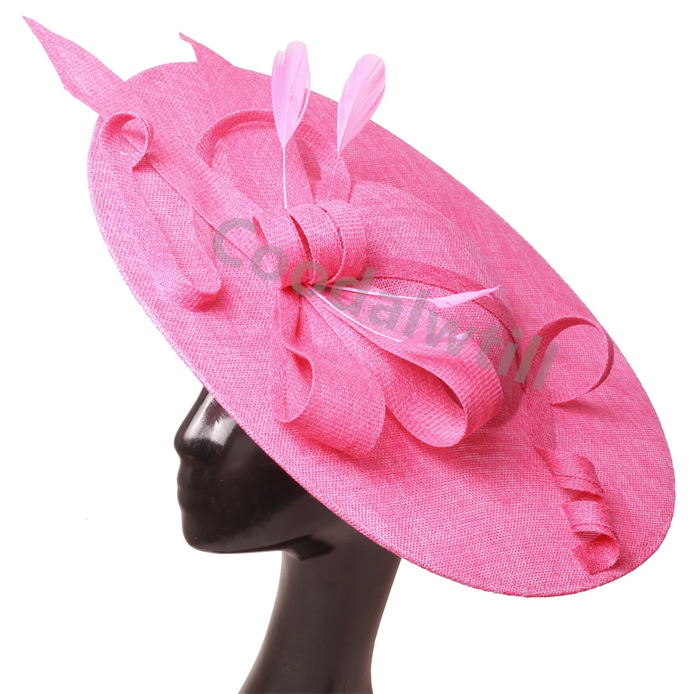 Kentucky Derby Big Fascinator Hats Ladies Wedding Church Chapeau Cap Women Royal Ascot Fascinator Headband Bride Party Headpiece
Kentucky Derby Big Fascinator Hats Ladies Wedding Church Chapeau Cap Women Royal Ascot Fascinator Headband Bride Party Headpiece