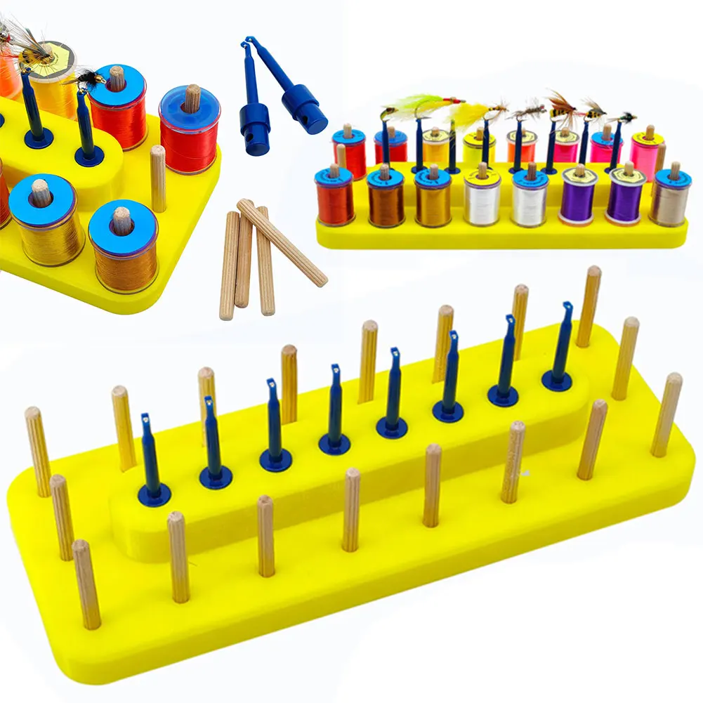 Fly Tying Thread Spool Stand 2 In 1 Fly Tying Tool Caddy Flying Pliers Tool Holder Fly Tying Tool
Fly Tying Thread Spool Stand 2 In 1 Fly Tying Tool Caddy Flying Pliers Tool Holder Fly Tying Tool