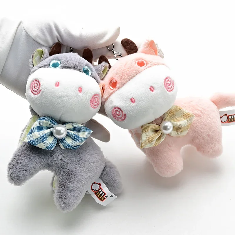 Cartoon Cute Bamboo Charcoal Bow Tie Cow Plush Fashion Pendant Keychain Creative Backpack Pendant Christmas Birthday Gift
Cartoon Cute Bamboo Charcoal Bow Tie Cow Plush Fashion Pendant Keychain Creative Backpack Pendant Christmas Birthday Gift