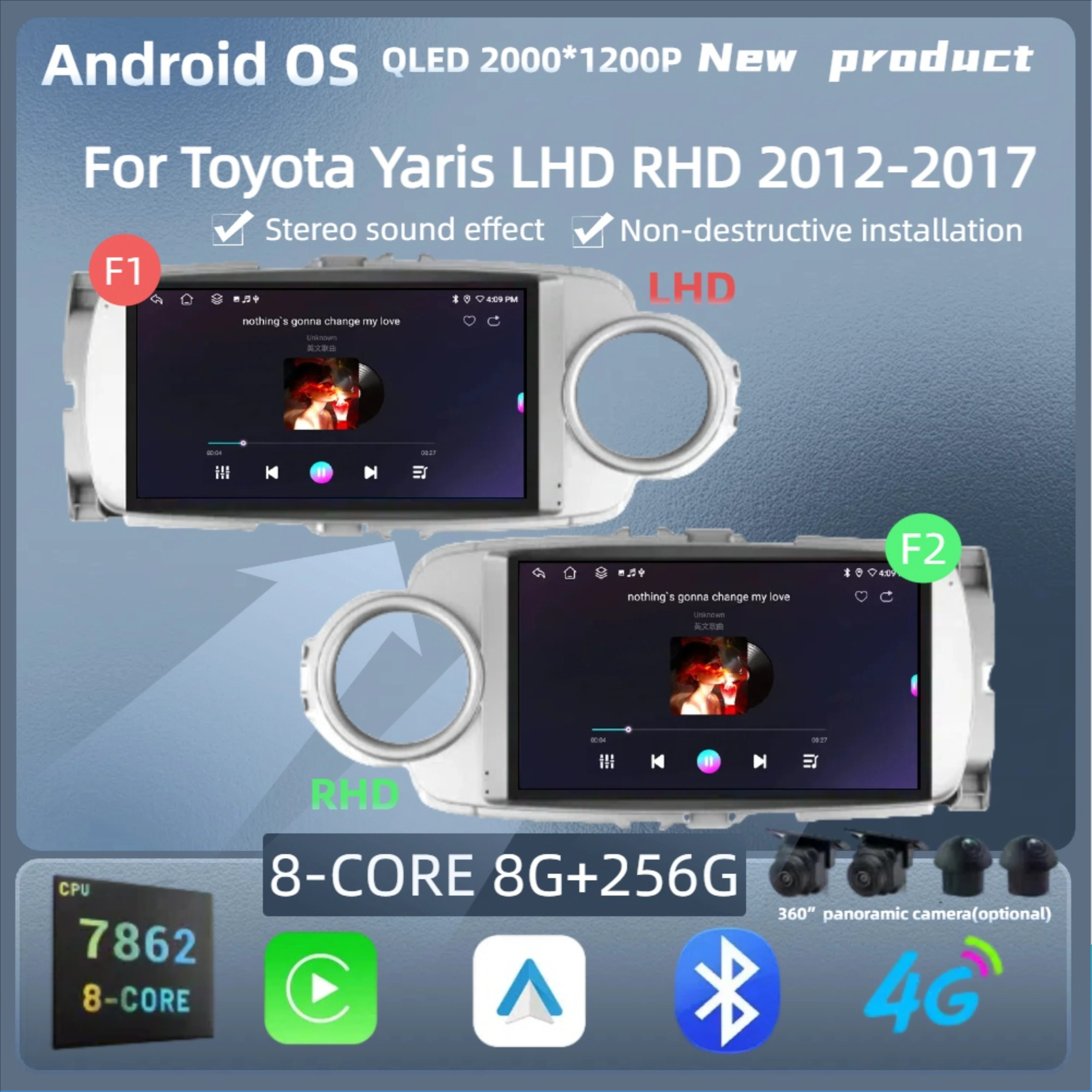 For Toyota Yaris LHD RHD 2012-2017 Car Radio Android 14 Navigation Multimedia 4G Multimedia Car Radio 2 Din Screen WIFI GPS
For Toyota Yaris LHD RHD 2012-2017 Car Radio Android 14 Navigation Multimedia 4G Multimedia Car Radio 2 Din Screen WIFI GPS