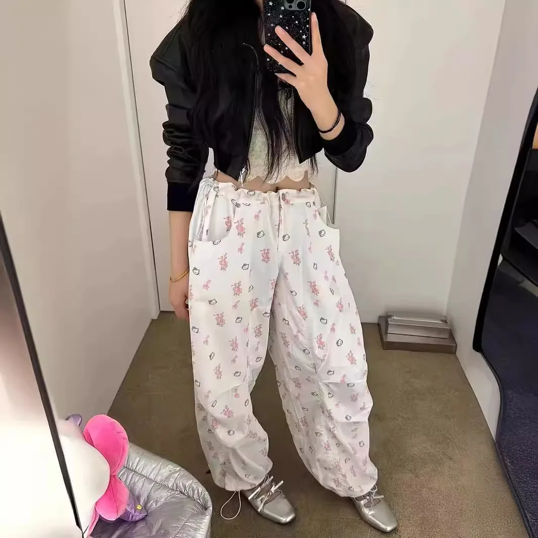 Джинсы Miniso Hello Kitty в Корейском стиле с принтом головы кошки, Свободные повседневные нишевые модные рабочие штаны, новинка 2024 года, Itemc
Джинсы Miniso Hello Kitty в Корейском стиле с принтом головы кошки, Свободные повседневные нишевые модные рабочие штаны, новинка 2024 года, Itemc