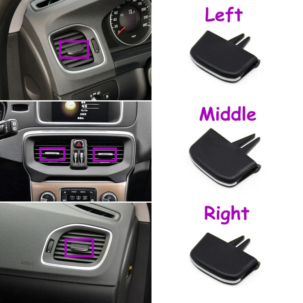 V40 LHD RHD Car Front Air Vent Outlet Tab Clip Repair Slider Air Conditioner Vent Paddle For Volvo 2013-2019
V40 LHD RHD Car Front Air Vent Outlet Tab Clip Repair Slider Air Conditioner Vent Paddle For Volvo 2013-2019