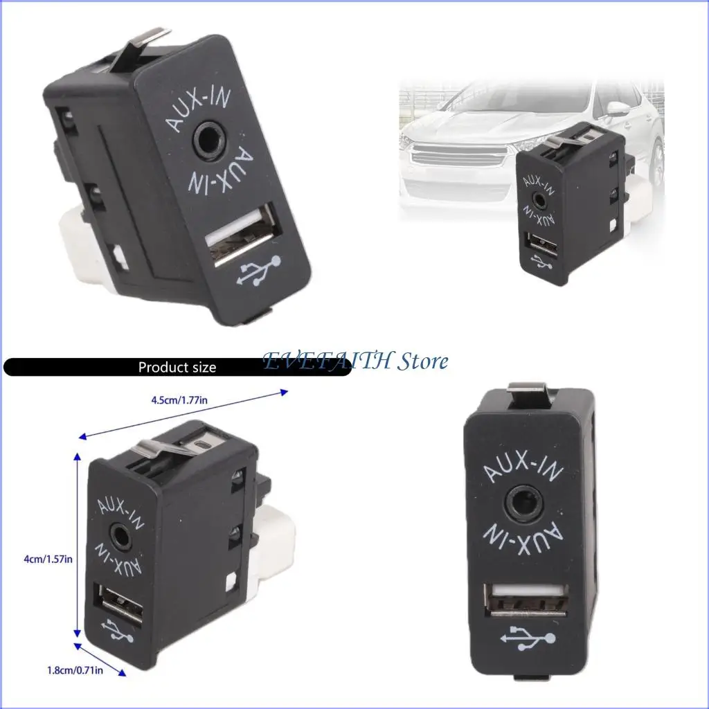 124B Car Radio Adapter 84109229246 Stereo 3.5mm USB Reader Connector Module Adapter Car Stereo Accessories
124B Car Radio Adapter 84109229246 Stereo 3.5mm USB Reader Connector Module Adapter Car Stereo Accessories
