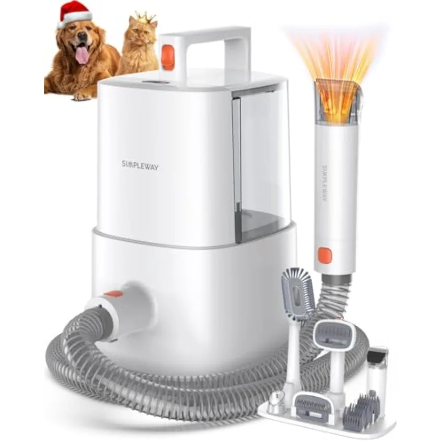 Dog Grooming Vacuum Kit for Shedding: Pet Hair Remover with Quiet Suction Cleaners and Large Capacity Dustbin for Long-Haired D
Dog Grooming Vacuum Kit for Shedding: Pet Hair Remover with Quiet Suction Cleaners and Large Capacity Dustbin for Long-Haired D