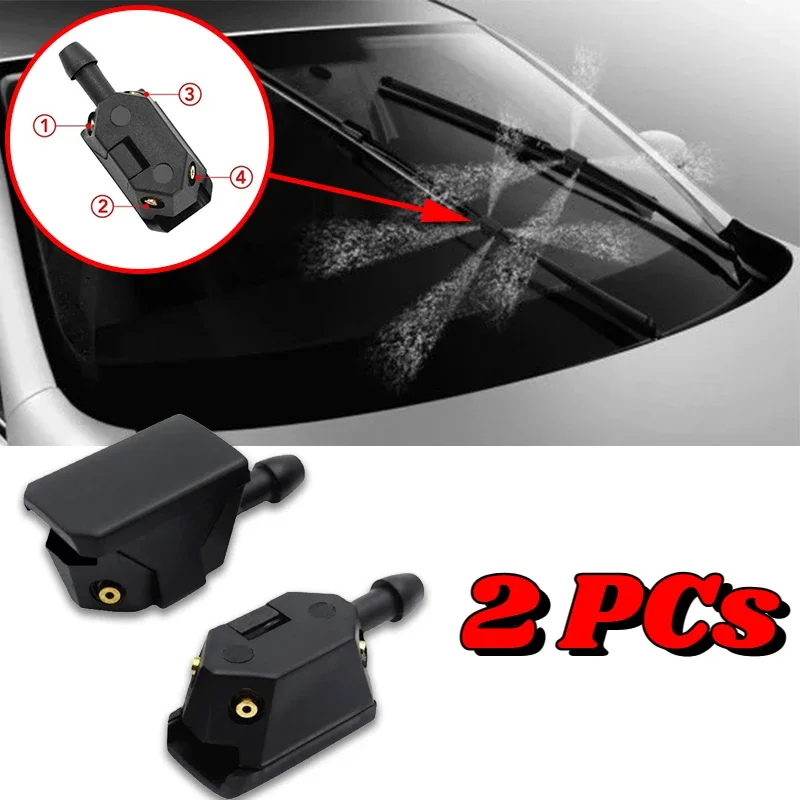Universal Car Windscreen Washer Wiper 4 Way Water Spray Jets Nozzles Adjustable Washer Upgrade Nozzle Auto Parts Accessories
Universal Car Windscreen Washer Wiper 4 Way Water Spray Jets Nozzles Adjustable Washer Upgrade Nozzle Auto Parts Accessories