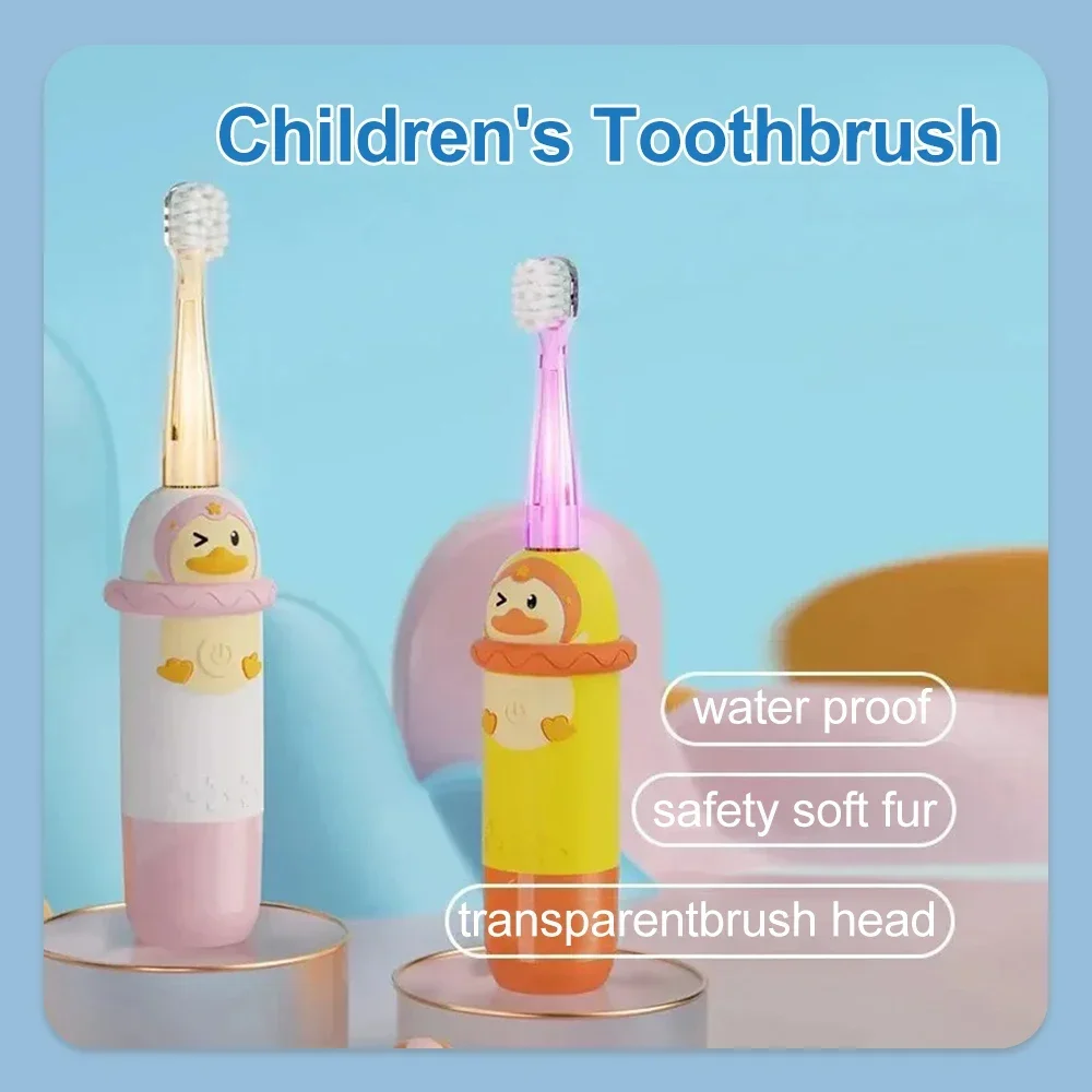 IPX7 Waterproof Toothbrush Children Electric Toothbrush With Replacement Head Cartoon Lightable Electric Toothbrush
IPX7 Waterproof Toothbrush Children Electric Toothbrush With Replacement Head Cartoon Lightable Electric Toothbrush