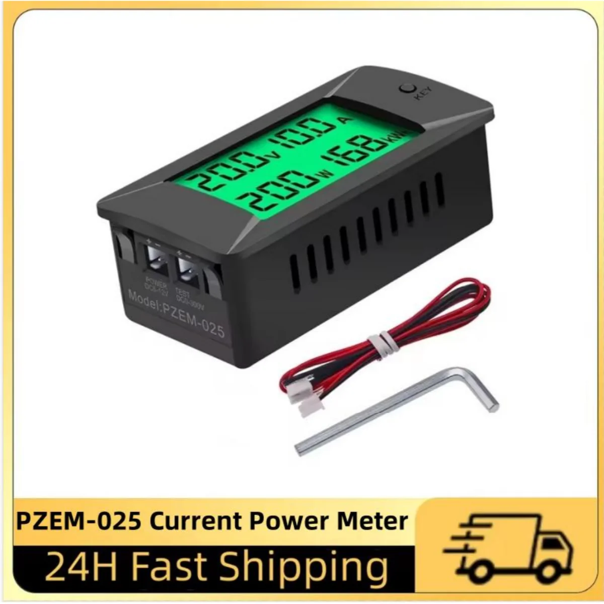 PZEM-025 DigitalVoltage Current Power Meter Volt Detector Tester Monitor DC0-300V 50A 100A 200A 300A LCD Energy Meter
PZEM-025 DigitalVoltage Current Power Meter Volt Detector Tester Monitor DC0-300V 50A 100A 200A 300A LCD Energy Meter