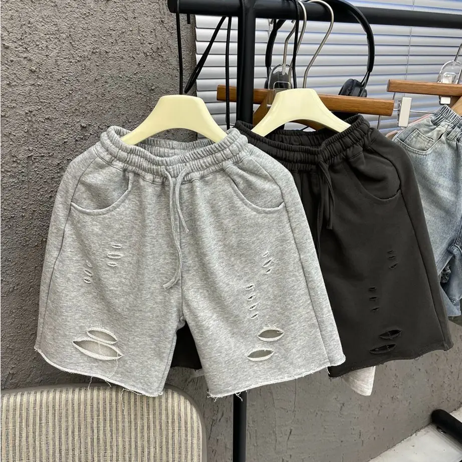 2025 Summer Children's New Korean Style Elastic Waisted Ripped Pants Handsome Boys' Versatile Loose Wide Leg Pant Shorts
2025 Summer Children's New Korean Style Elastic Waisted Ripped Pants Handsome Boys' Versatile Loose Wide Leg Pant Shorts