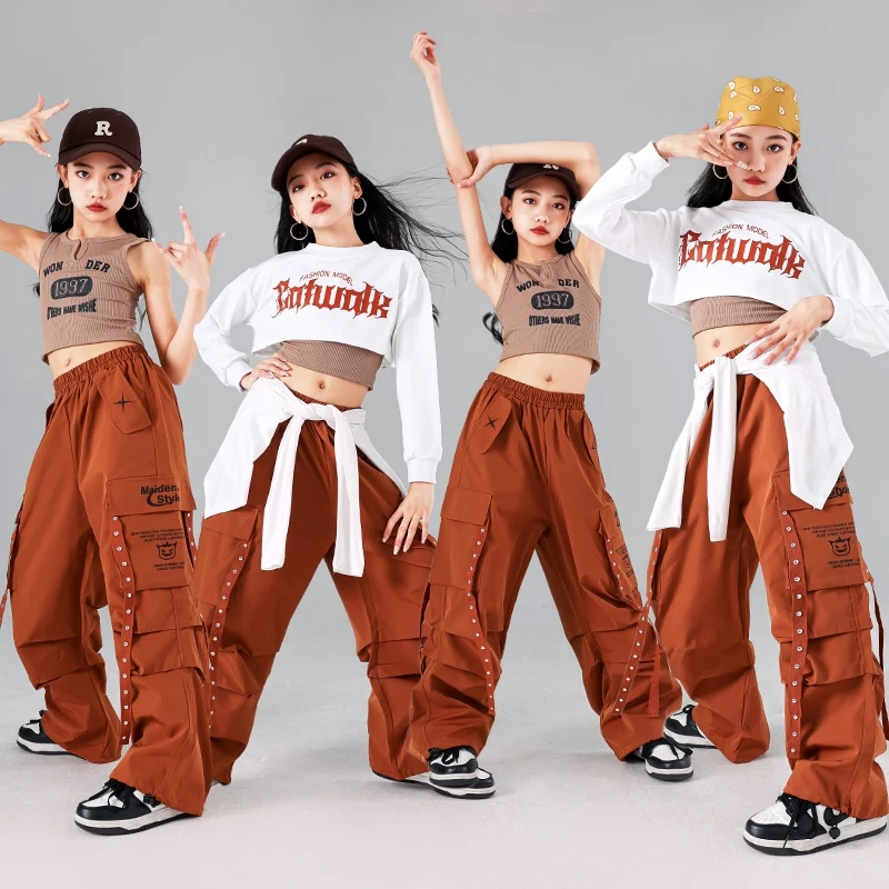 Kids Hip Hop Outfit Girls Street Dance Performance Clothing Children Kpop Dancewear Loose Jazz Dance Pants White Crop Tops 1250
Kids Hip Hop Outfit Girls Street Dance Performance Clothing Children Kpop Dancewear Loose Jazz Dance Pants White Crop Tops 1250