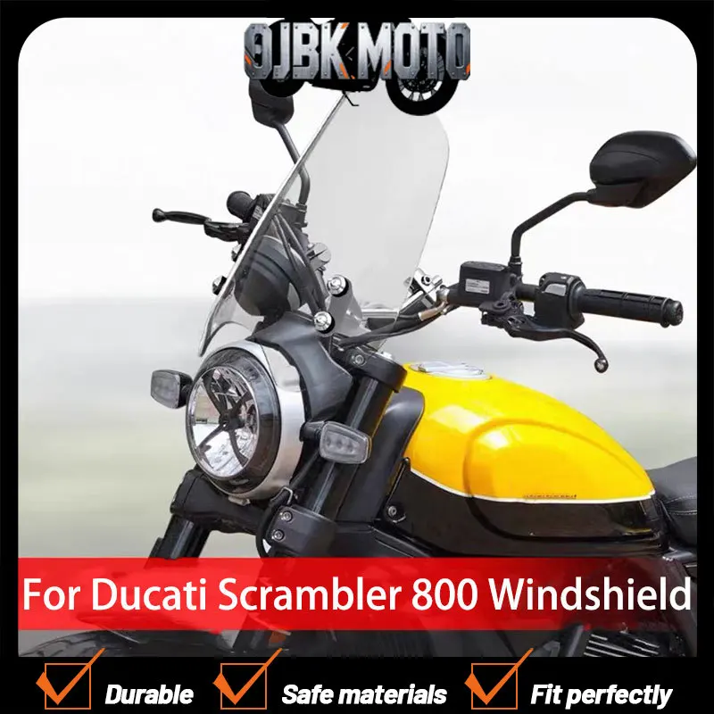 【Perfect fit】For Ducati Scrambler 800 Motorcycle Windshield Modified Fixing Bracket Heightened and Widened Deflector Windshield
【Perfect fit】For Ducati Scrambler 800 Motorcycle Windshield Modified Fixing Bracket Heightened and Widened Deflector Windshield