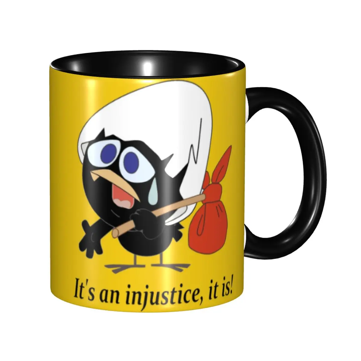 Calimero Comic Mug Customized Cute Black Chicken Cartoon Ceramic Coffee Mug Creative Present
Calimero Comic Mug Customized Cute Black Chicken Cartoon Ceramic Coffee Mug Creative Present