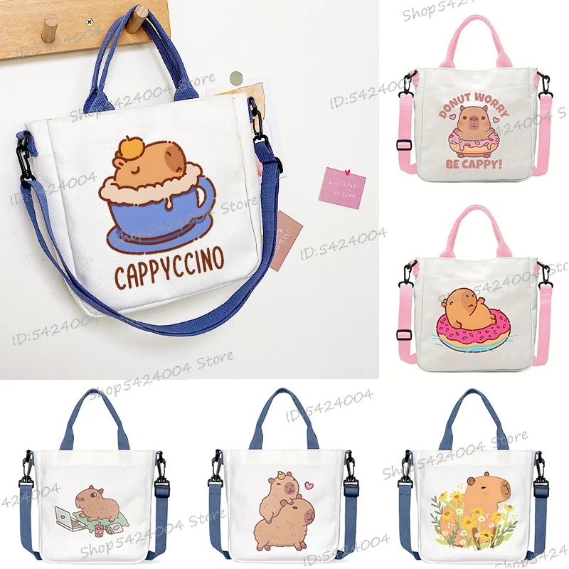 Capybara Coffee Print Girls Shoulder Bag Cartoon Capybara Square Women's Handbags Funny Anime Animal Student Crossbody Bag
Capybara Coffee Print Girls Shoulder Bag Cartoon Capybara Square Women's Handbags Funny Anime Animal Student Crossbody Bag