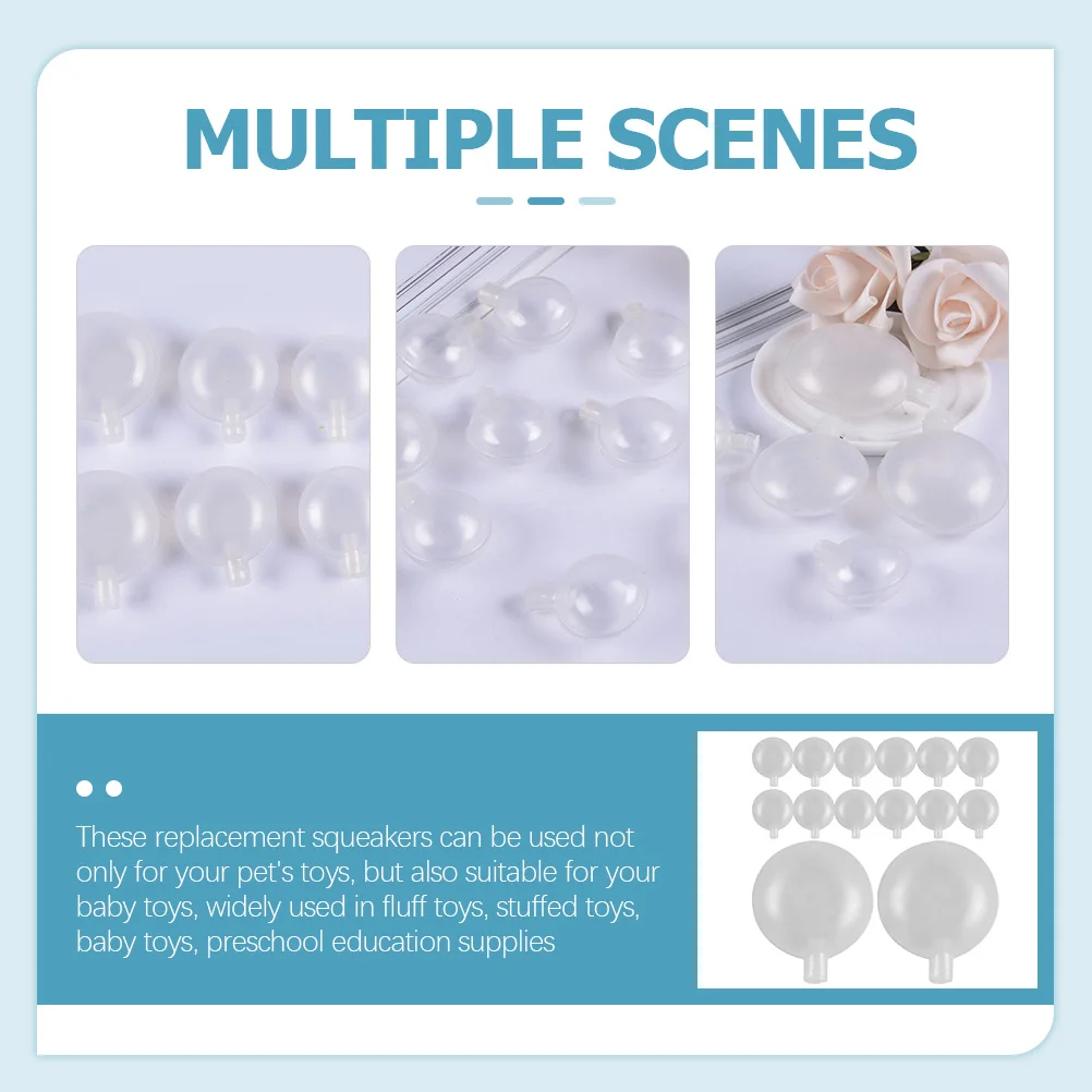 25Pcs Air Bladder Noise Maker Replacement Parts for Pet Squeaker Repair Squeakers for Dog Dog Squeakers
25Pcs Air Bladder Noise Maker Replacement Parts for Pet Squeaker Repair Squeakers for Dog Dog Squeakers
