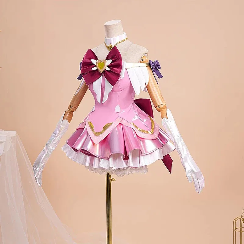 Костюм аниме Юнона, платье волшебной девушки, аксессуары с крыльями для игровой вечеринки, костюмы для косплея на Хэллоуин, парики, обувь
Костюм аниме Юнона, платье волшебной девушки, аксессуары с крыльями для игровой вечеринки, костюмы для косплея на Хэллоуин, парики, обувь