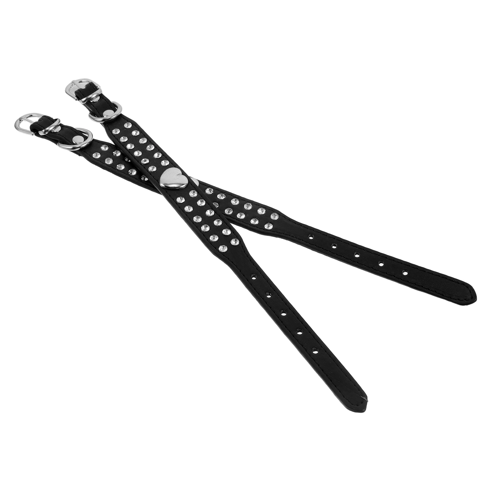 2Pcs Adjustable Rhinestone Pet Collar Heart Design Sparkle Dog Cat Necklace for Small Dogs Kittens Fashion Collar
2Pcs Adjustable Rhinestone Pet Collar Heart Design Sparkle Dog Cat Necklace for Small Dogs Kittens Fashion Collar