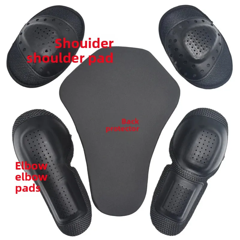 5PCS Motorcycle racing suits must have built-in anti-fall protection shoulder protection elbow shoulder and back protection
5PCS Motorcycle racing suits must have built-in anti-fall protection shoulder protection elbow shoulder and back protection