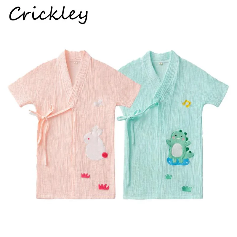 Cotton Children's Bathrobe Cartoon Embroidered Rabbit Dinosaur Boys Girls Bathrobe High Quality Soft Kids Home Clothes
Cotton Children's Bathrobe Cartoon Embroidered Rabbit Dinosaur Boys Girls Bathrobe High Quality Soft Kids Home Clothes