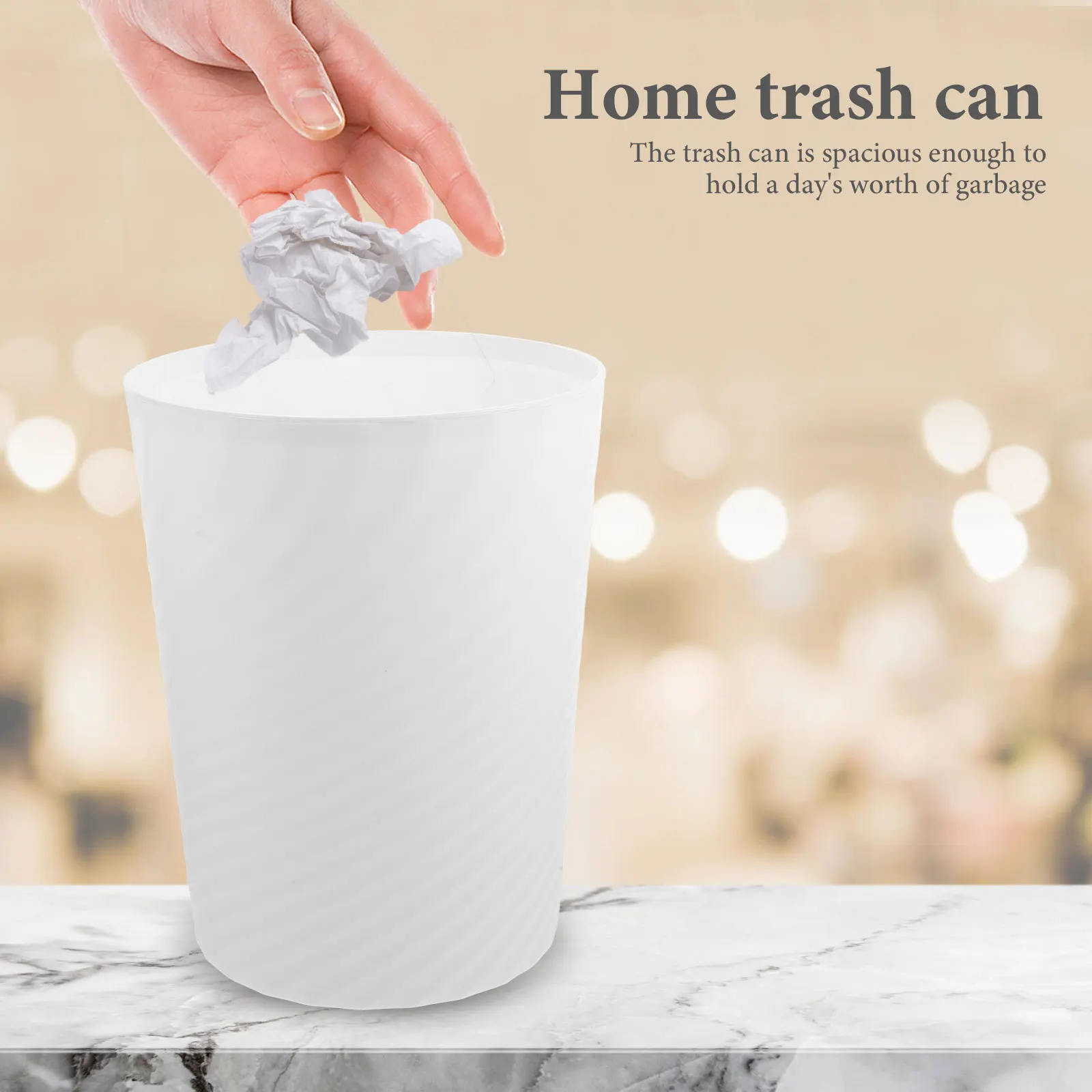 2pcs Rectangular Trash Can 10L Press Ring Design For Bedroom Bathroom Kitchen Office Large Capacity Plastic Waste Bin No Lid
2pcs Rectangular Trash Can 10L Press Ring Design For Bedroom Bathroom Kitchen Office Large Capacity Plastic Waste Bin No Lid