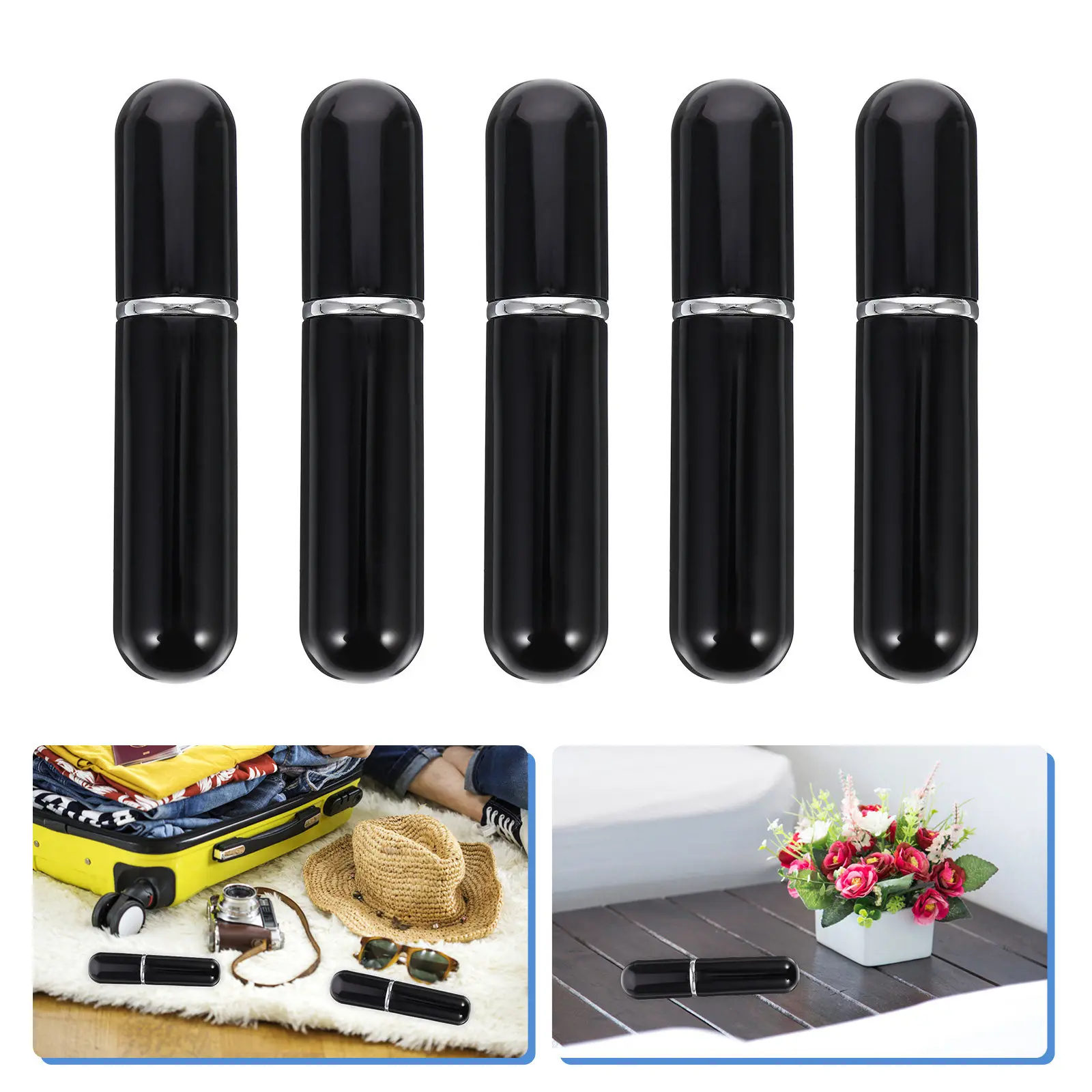 5 Pcs Perfume Bottle Container Refillable Atomizer Mini Bottles for Travel Portable Dispenser
5 Pcs Perfume Bottle Container Refillable Atomizer Mini Bottles for Travel Portable Dispenser