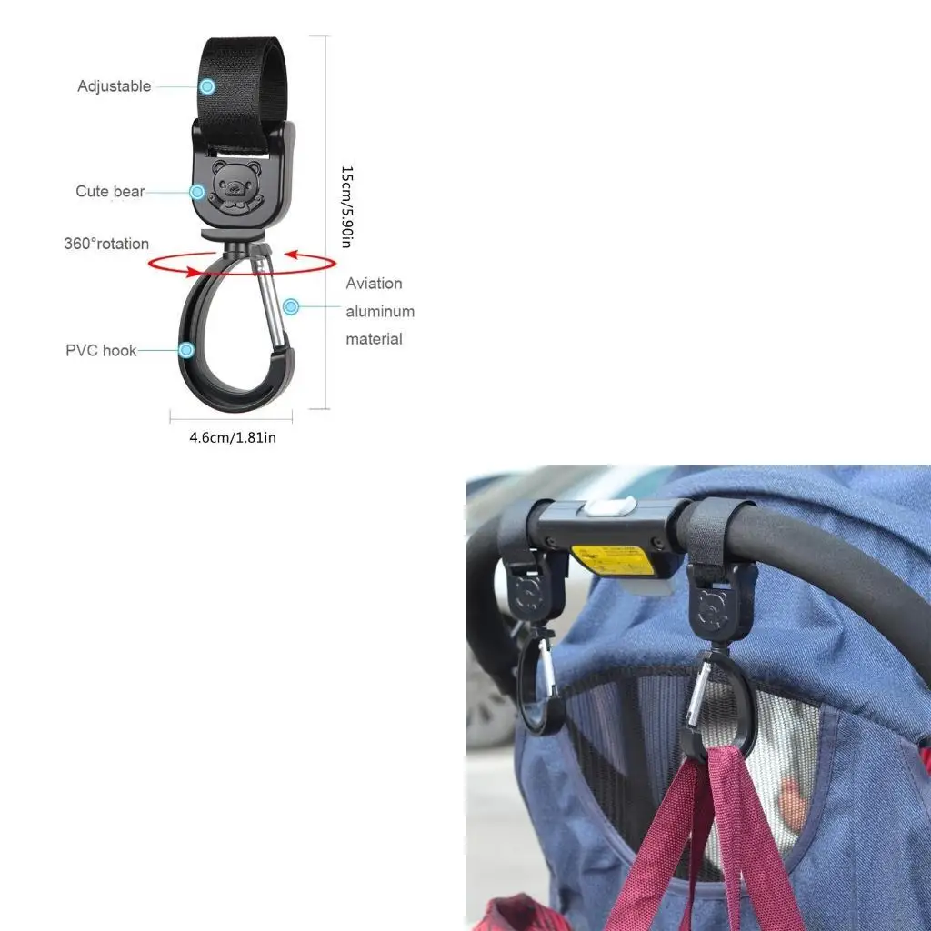 31BE 2 шт. вешалка для сумок с поворотом на 360 градусов, крючки для детской коляски, зажимы, многофункциональные крючки для для
31BE 2 шт. вешалка для сумок с поворотом на 360 градусов, крючки для детской коляски, зажимы, многофункциональные крючки для для