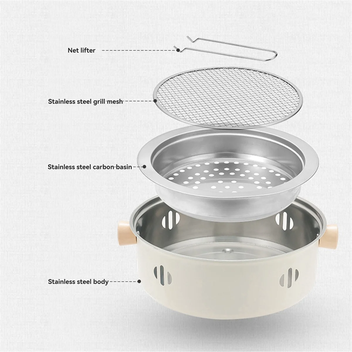 Outdoor Camping Barbecue Grill BBQ Stove Multifunction Home Charcoal BBQ Grill with Grill Round Non-Stick Barbecue Stove-AA85
Outdoor Camping Barbecue Grill BBQ Stove Multifunction Home Charcoal BBQ Grill with Grill Round Non-Stick Barbecue Stove-AA85