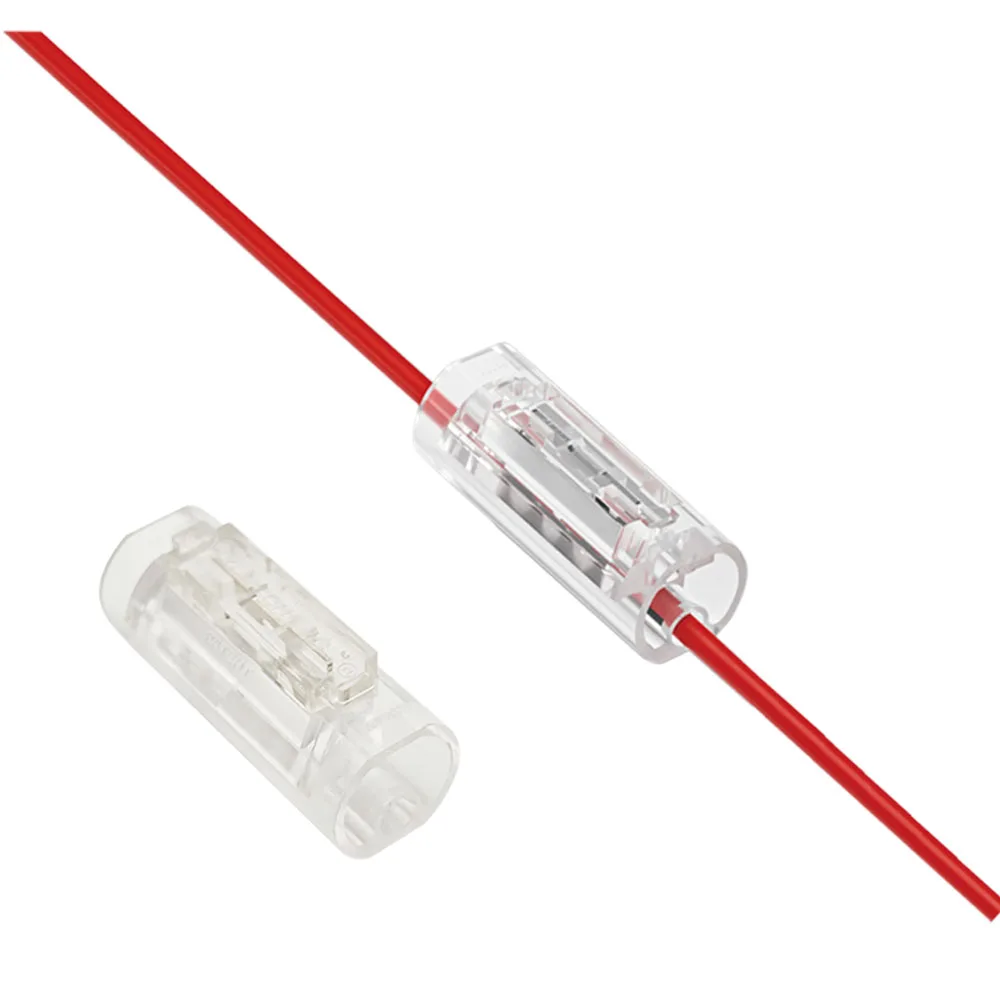 Low Voltage Wire Connectors 1 Pin, Quick Splice Joints 22-20 AWG, No Strip Insulation Piercing clips, Solderless Crimp for LED W
Low Voltage Wire Connectors 1 Pin, Quick Splice Joints 22-20 AWG, No Strip Insulation Piercing clips, Solderless Crimp for LED W