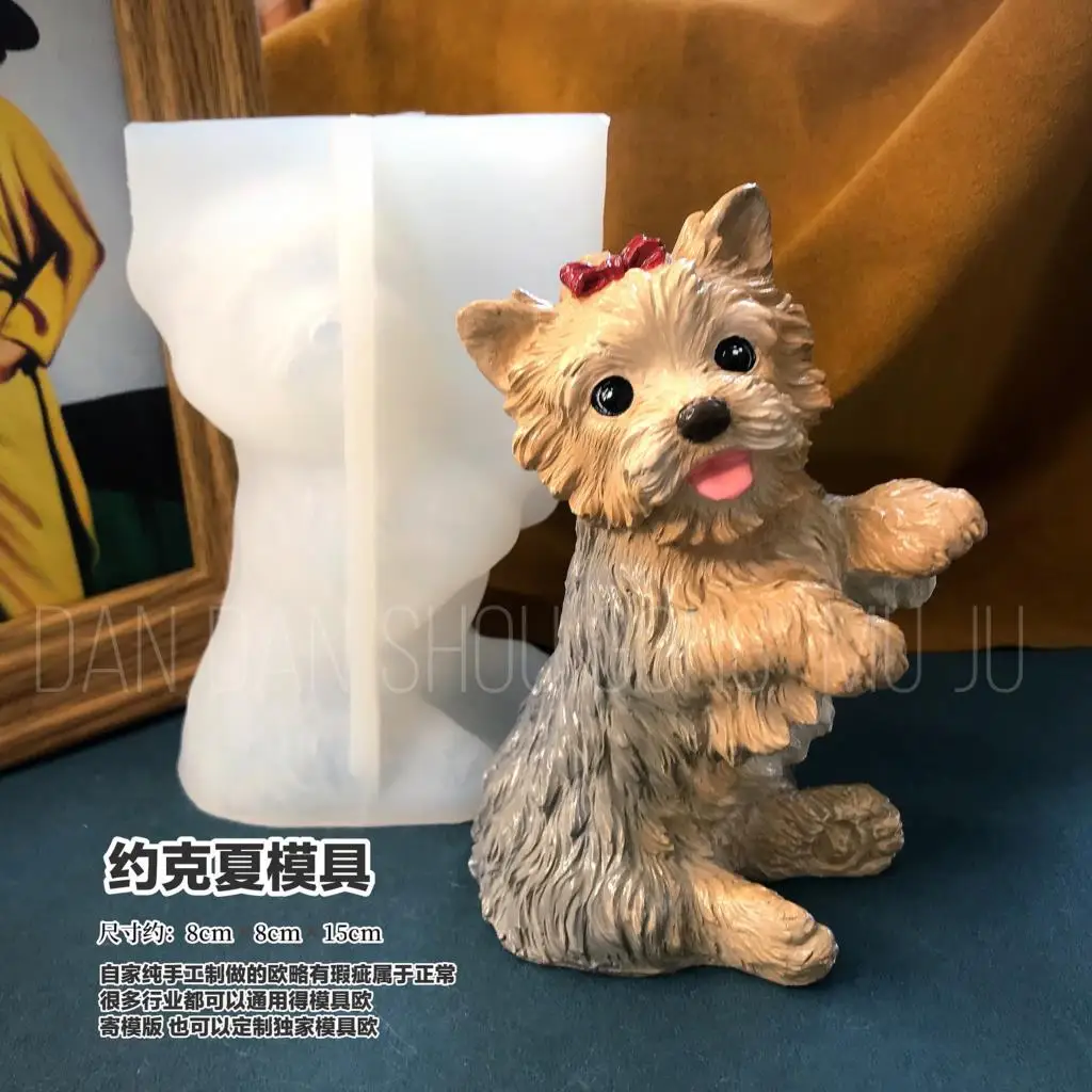 Yorkshire-Dog Silicone Mould 3D Pet Dog Birthday Fondant Mold Handmade Animal Plaster Handicraft Epoxy Resin Big Dog Molds
Yorkshire-Dog Silicone Mould 3D Pet Dog Birthday Fondant Mold Handmade Animal Plaster Handicraft Epoxy Resin Big Dog Molds