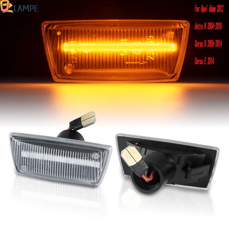 2Pcs LED Normal Flash Turn Signal Light Side Marker Blinker Lamp For Opel Astra H Insignia Zafira Corsa D Meriva Adam
2Pcs LED Normal Flash Turn Signal Light Side Marker Blinker Lamp For Opel Astra H Insignia Zafira Corsa D Meriva Adam